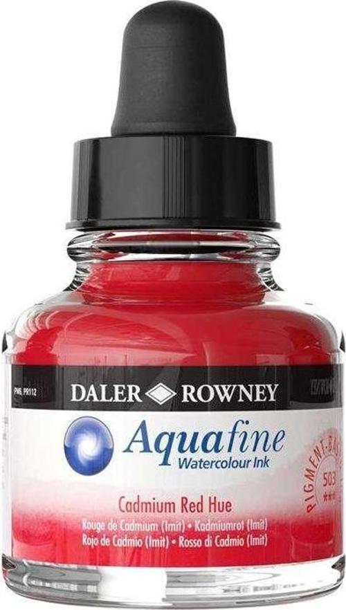 Aquafine Ink 29.5 ml Sulu Boya Mürekkebi Cadmium Red Hue 503