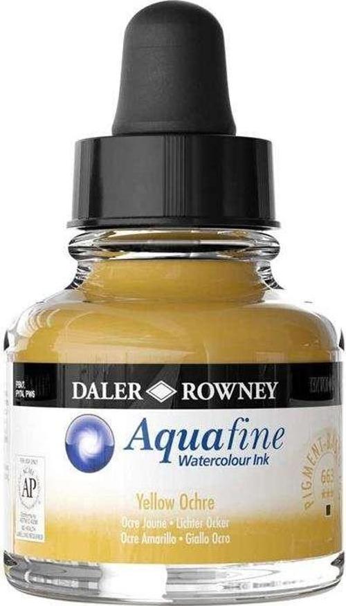 Aquafine Ink 29.5 ml Sulu Boya Mürekkebi Yellow Ochre 663