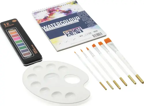 Tablet Suluboya Seti 12 Renk A5