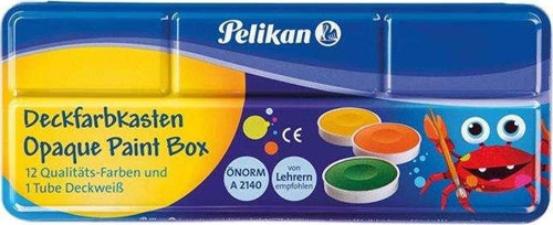 Sulu Boya 12’li Set Metal Kutu