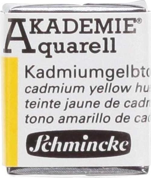 Akademie Yarım Tablet Sulu Boya Cadmium Yellow