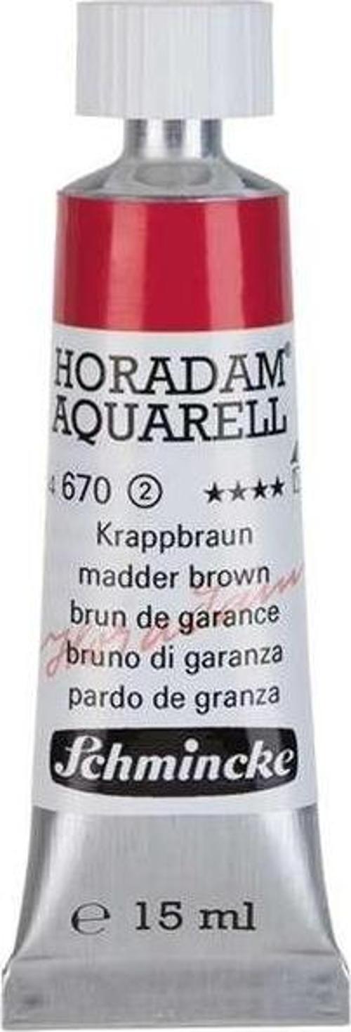 Horadam Tüp Sulu Boya 15 ml Seri 2 Madder Brown 670