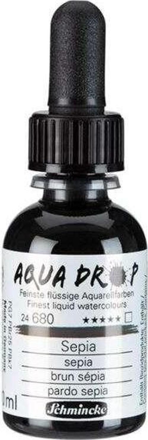 Aqua Drop Sıvı Sulu Boya 30 ml Sepia