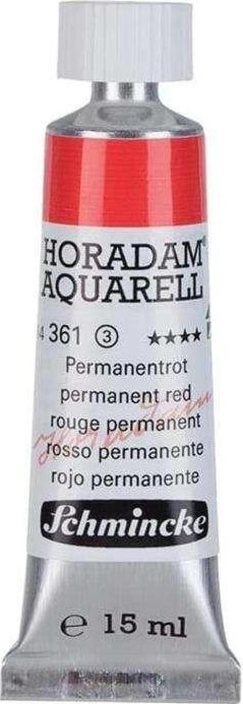 Horadam Tüp Sulu Boya 15 ml Seri 3 Permanent Red 361