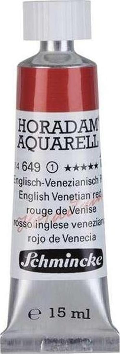 Horadam Seri 1 Tüp Sulu Boya 15 ml English Red 649