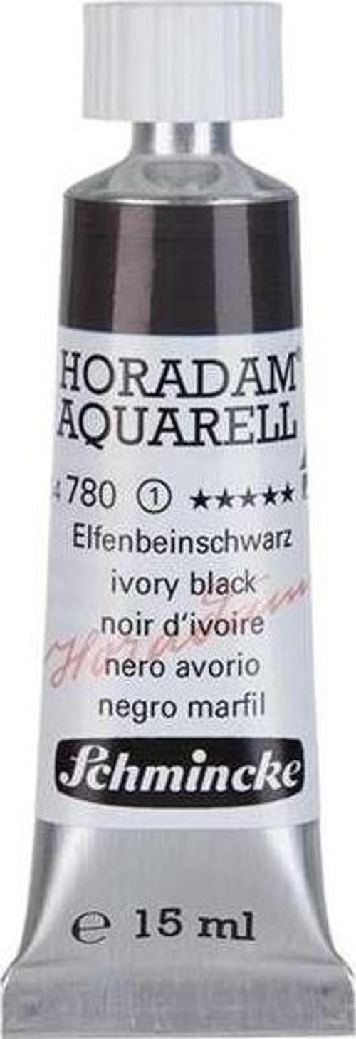 Horadam Seri 1 Tüp Sulu Boya 15 ml Ivory Black 780