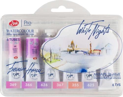 White Nights Extra-Fine Tüp Sulu Boya Seti 10 ml 6lı Rose Flowers Palette 191392109