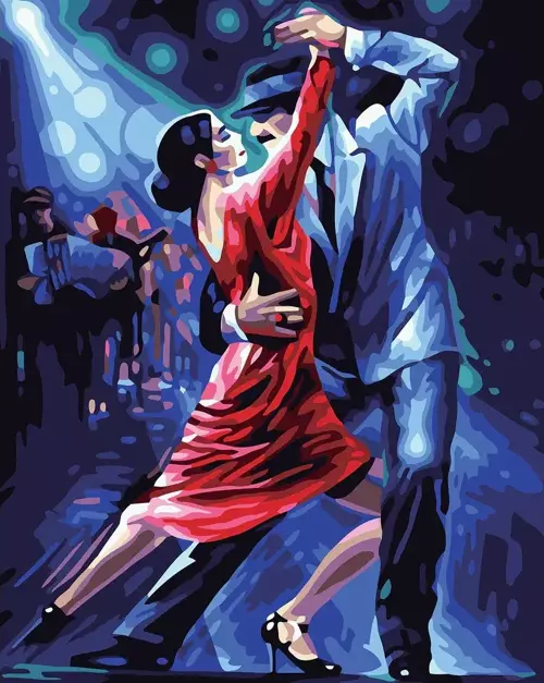 Magic Art Sayılarla Boyama Tuval 40x50 cm Tango