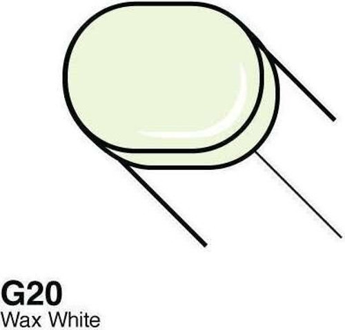 Sketch Marker Kalem G20 Wax White