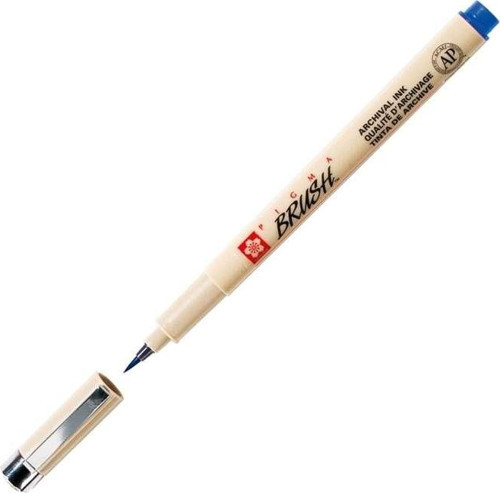 Pigma Brush Fırça Uçlu Kalem Mavi