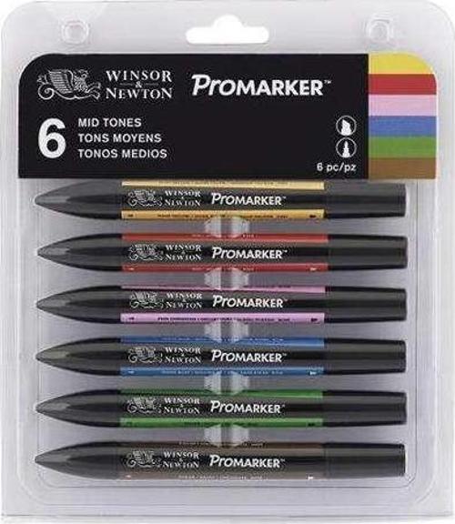 Promarker 6’lı Set Mid Tones