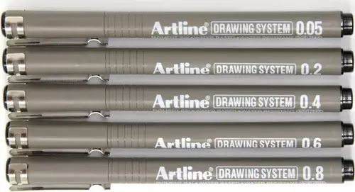 Teknik Çizim Kalemi 5li Set No2