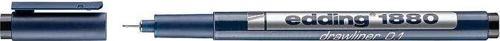 1880 Drawliner Teknik Çizim Kalemi Siyah 0,1 mm