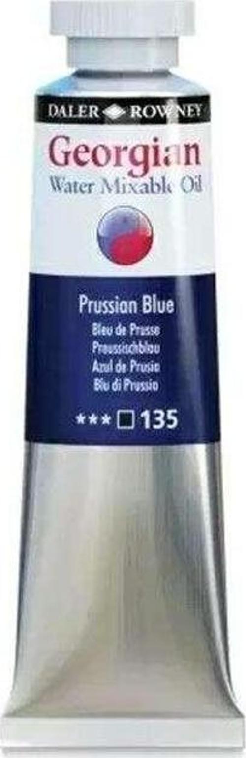 Georgian Water Mixable Sulandırılabilir Yağlı Boya 38 ml Prussian Blue 135