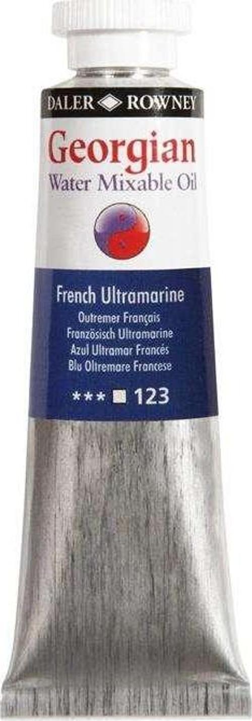 Georgian Water Mixable Yağlı Boya 37 ml French Ultramarine 123