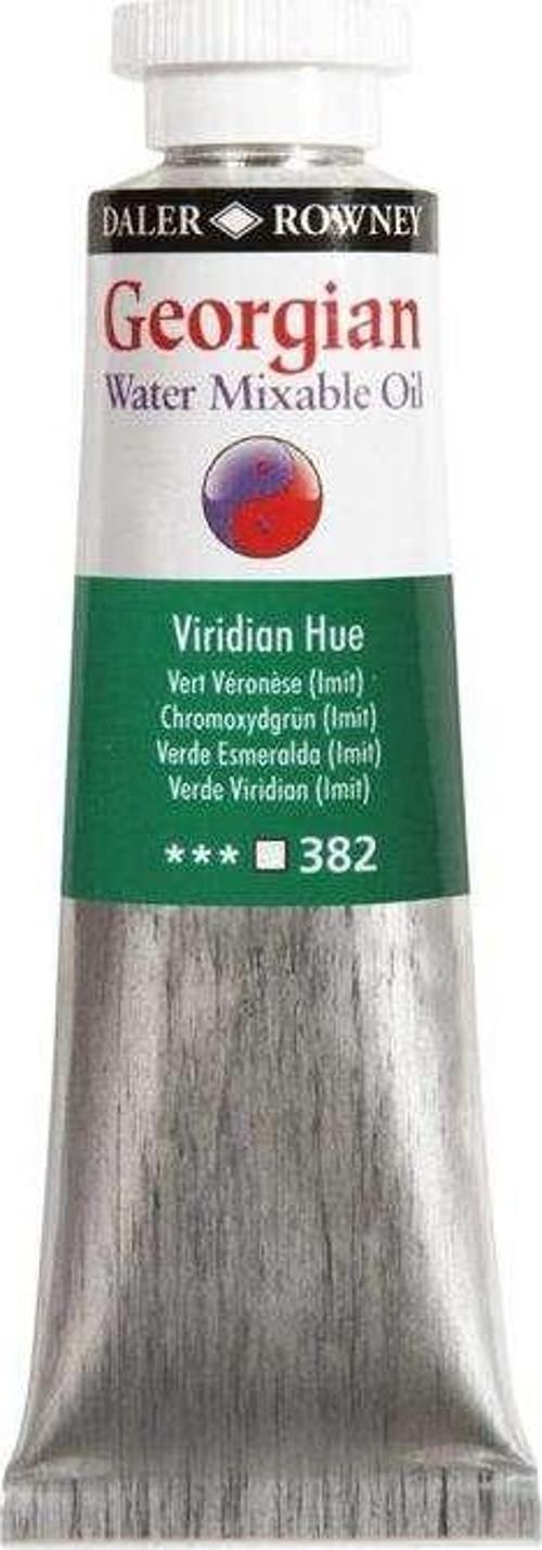 Georgian Water Mixable Yağlı Boya 37 ml Viridian Hue 382