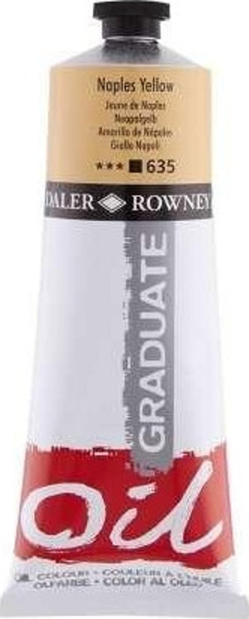 Graduate Yağlı Boya 200 ml Naples Yellow 635