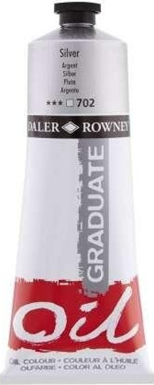 Graduate Yağlı Boya 200 ml Silver 702