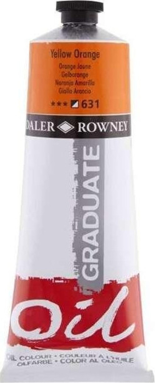 Graduate Yağlı Boya 200 ml Yellow Orange 631