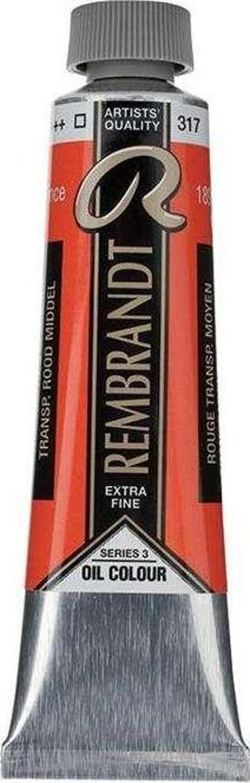Yağlı Boya 40 ml Seri 3 Transparent Red Medium 317