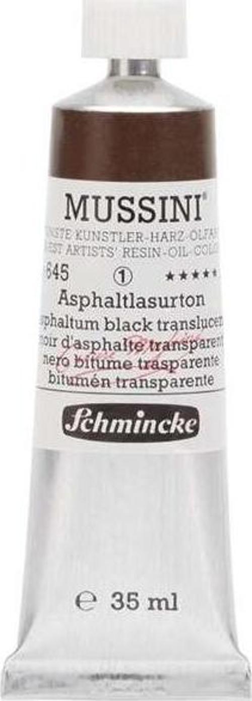 Mussini Profesyonel Yağlı Boya 35 ml Seri 1 Asphaltum Black 645
