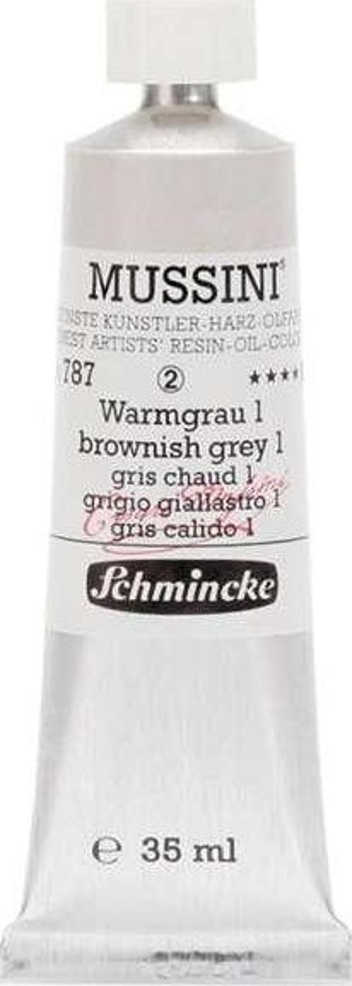 Mussini Profesyonel Yağlı Boya 35 ml Seri 2 Brownish Grey 1 787