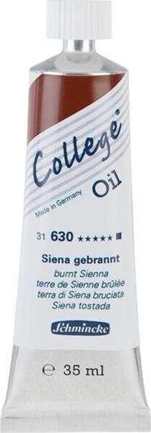 College Oil Yağlı Boya 35 ml 630 Burnt Sienna