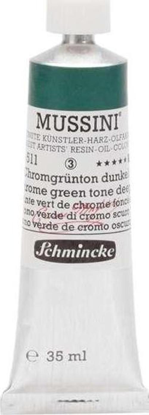 Mussini Profesyonel Yağlı Boya 35 ml Seri 3 Chrome Green Hue Deep 511