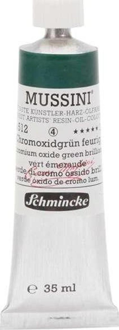 Mussini Profesyonel Yağlı Boya 35 ml Seri 4 Chromium Oxide Green Brilliant 512