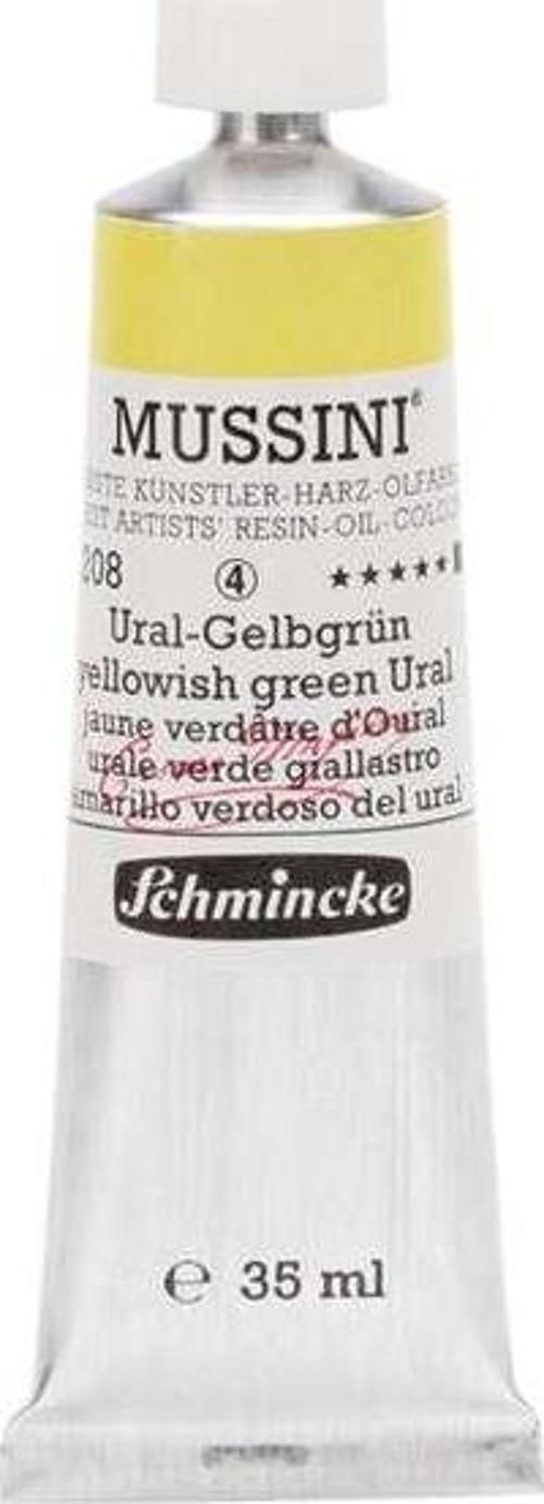 Mussini Profesyonel Yağlı Boya 35 ml Seri 4 Yellowish Green Ural 208