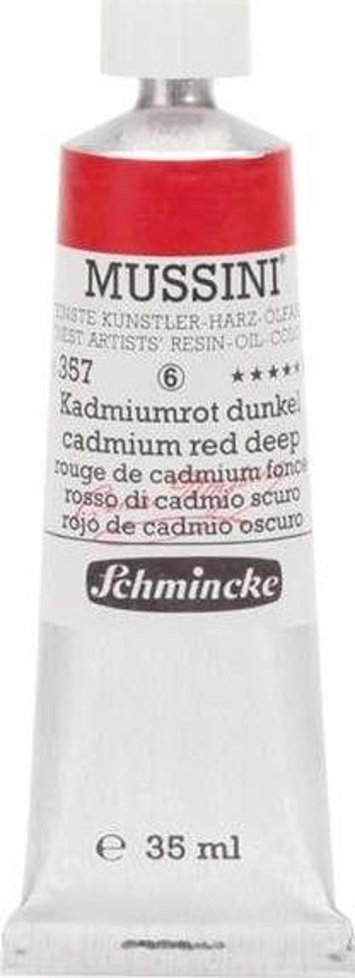Mussini Profesyonel Yağlı Boya 35 ml Seri 6 Cadmium Red Deep 357