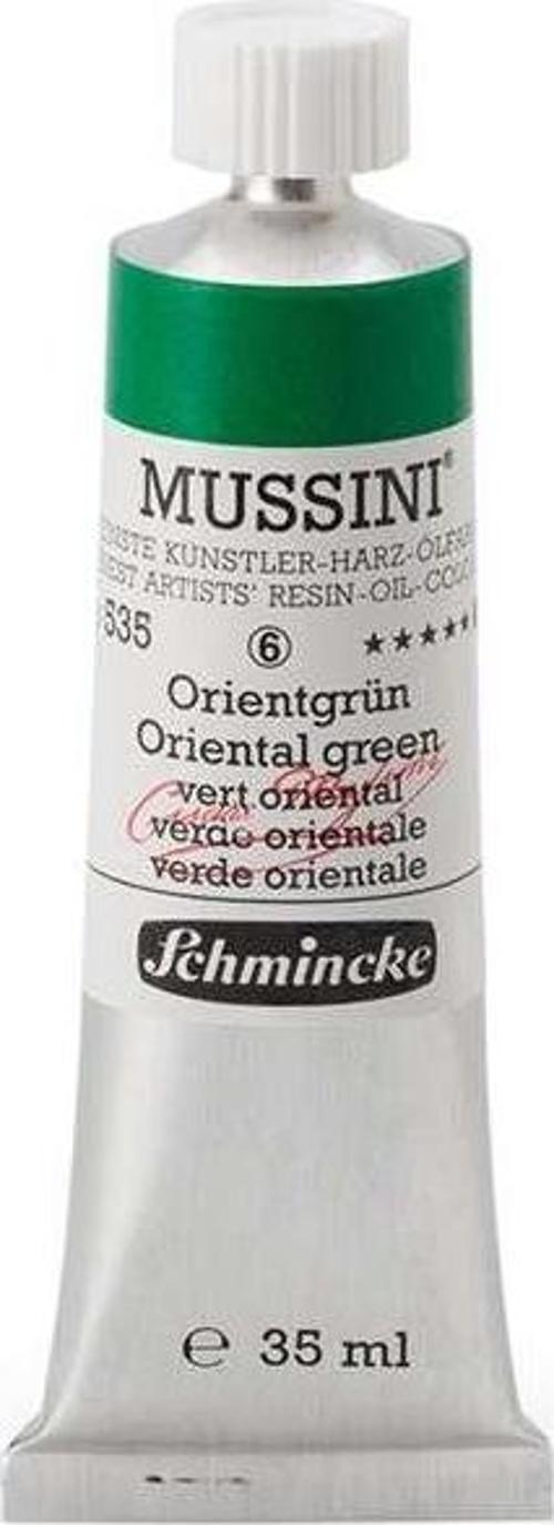 Mussini Profesyonel Yağlı Boya 35 ml Seri 6 Oriental Green 535