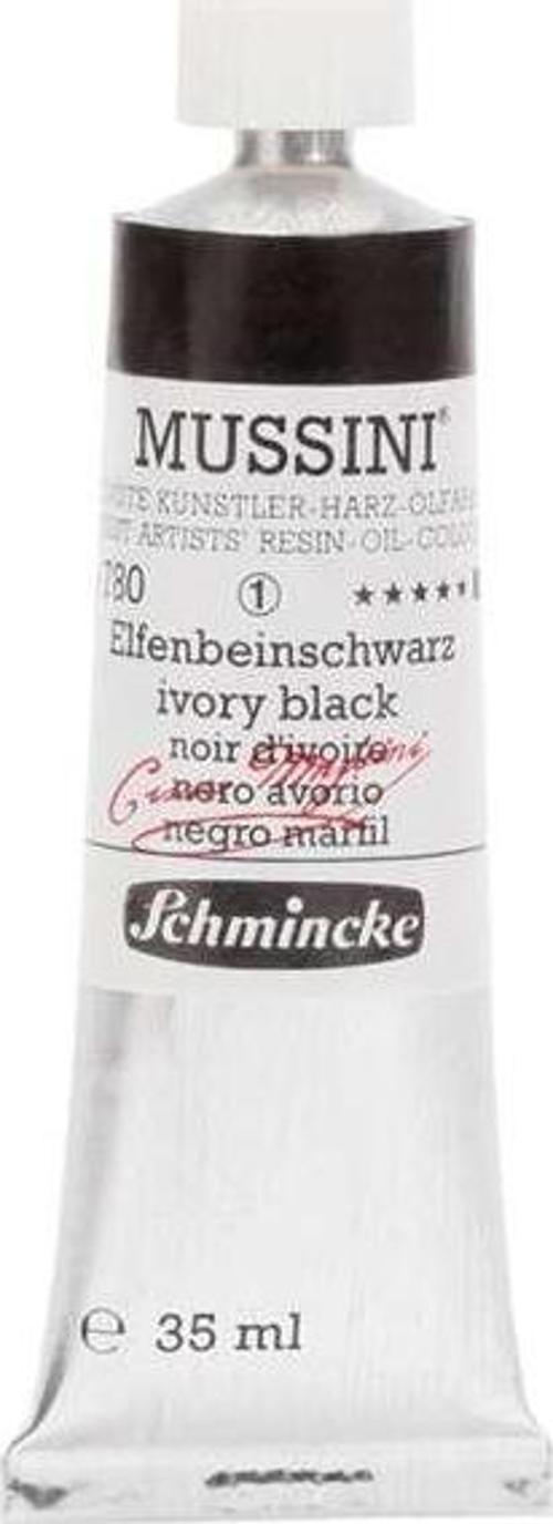 Mussını Yağlı Boya 35 ml S1 N780 Ivory Black
