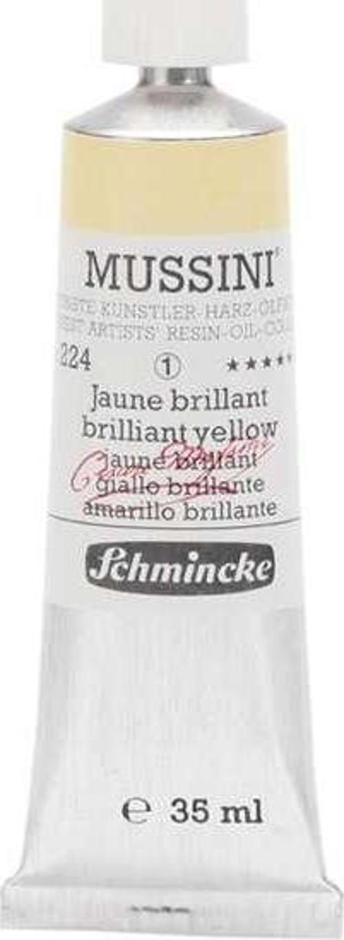 Mussini Artists Profesyonel Yağlı Boya 35 ml Seri 1 Brillant Yellow Light 10224