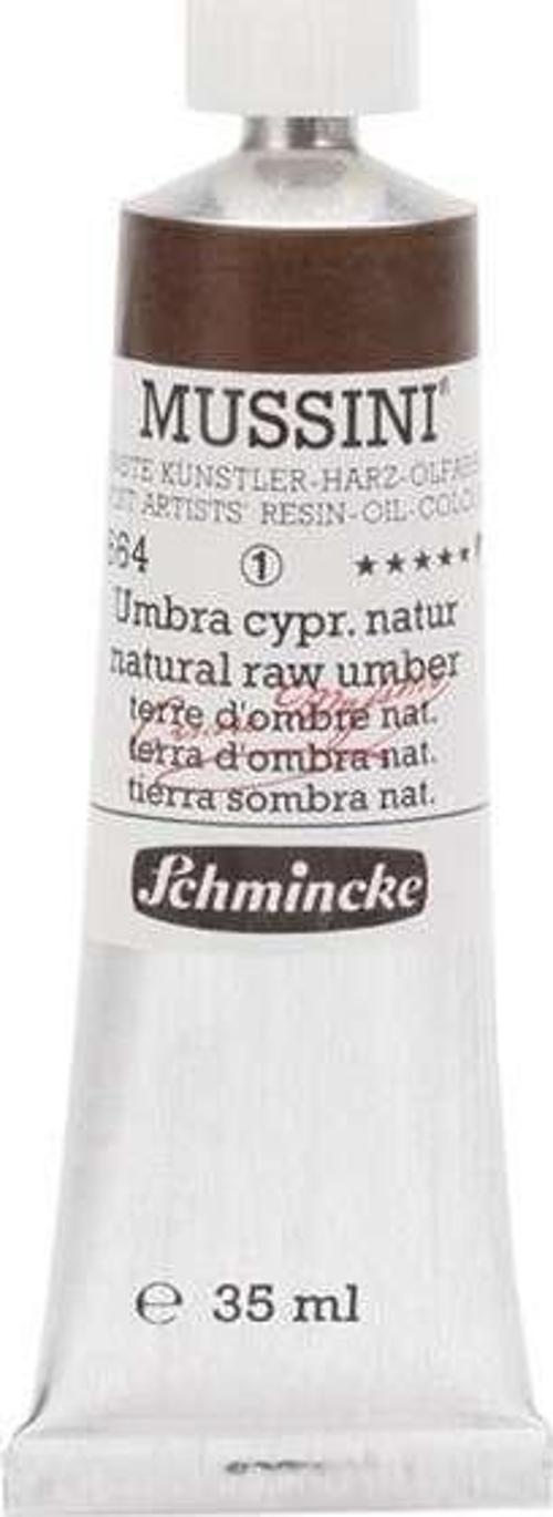 Mussini Artists Profesyonel Yağlı Boya 35 ml Seri 1 Natural Raw Umber 10664