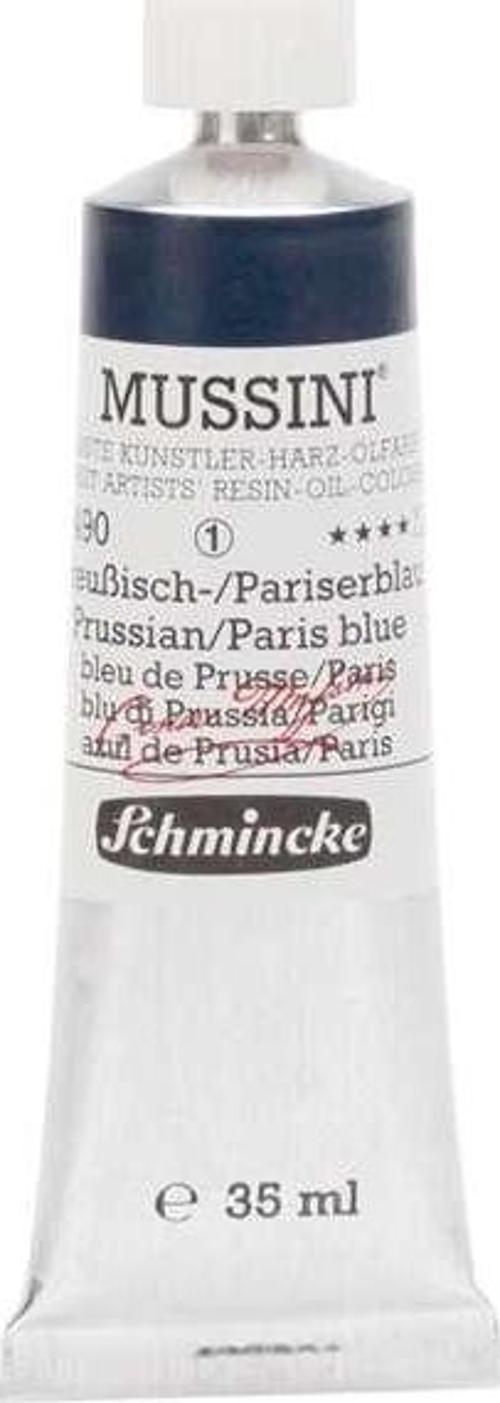 Mussini Artists Profesyonel Yağlı Boya 35 ml Seri 1 Prussian Blue 10490