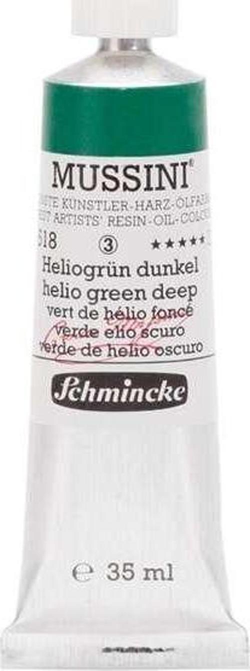 Mussini Artists Profesyonel Yağlı Boya 35 ml Seri 3 Helio Green Deep 10518