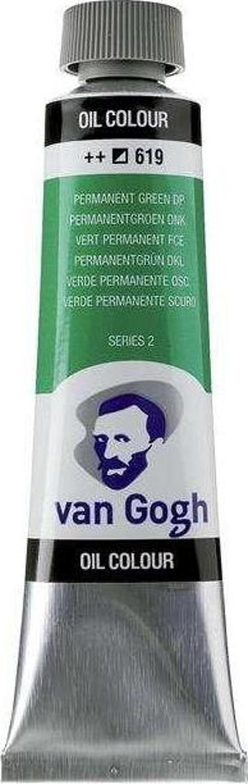 Talens Van Gogh Yağlı Boya 40 ml Permanent Green Deep 619