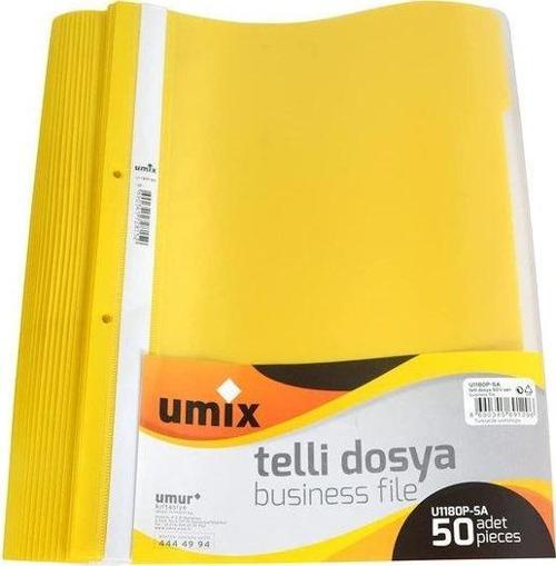 c Premıum A4 Tellı Dosya 50 lı Sarı