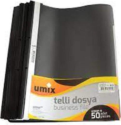 c Premıum A4 Tellı Dosya 50 lı Siyah