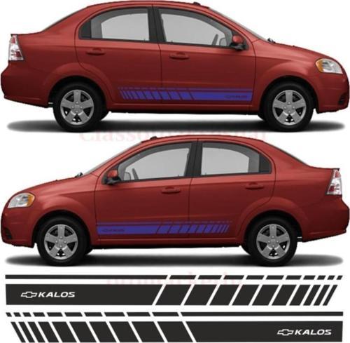 Chevrolet Kalos İçin Uyumlu Aksesuar Oto Yan Şerit Sticker
