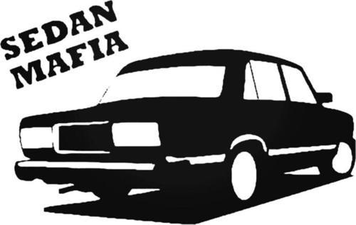 Sedan Mafia Tasarım Oto Sticker Model B 20 x 5 Cm