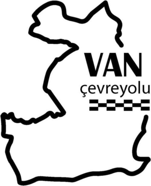 Van Çevreyolu Sticker 12 x 9 Cm