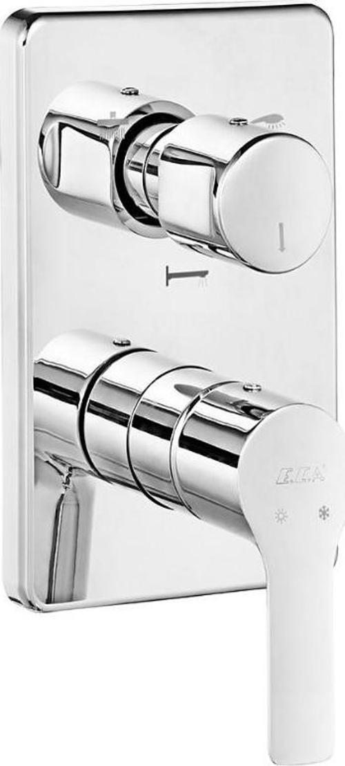 Luna Ankastre Banyo Bataryası Sıva Üstü 3 Yollu 102167336-K