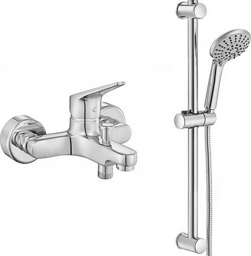 Spylos Banyo Bataryası + Eca Logica Sürgülü Duş Seti Üst Takımı