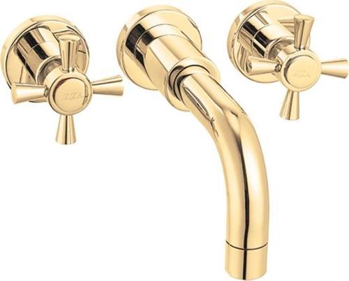 Quadrille Ankastre Lavabo Bataryası Duvardan Altın Renkli 102806029