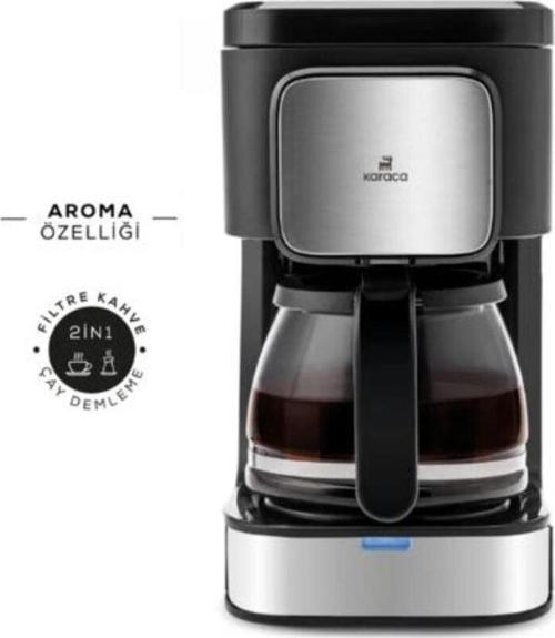 Just Coffee Aroma 2in1 Inox Çay ve Filtre Kahve Makinesi