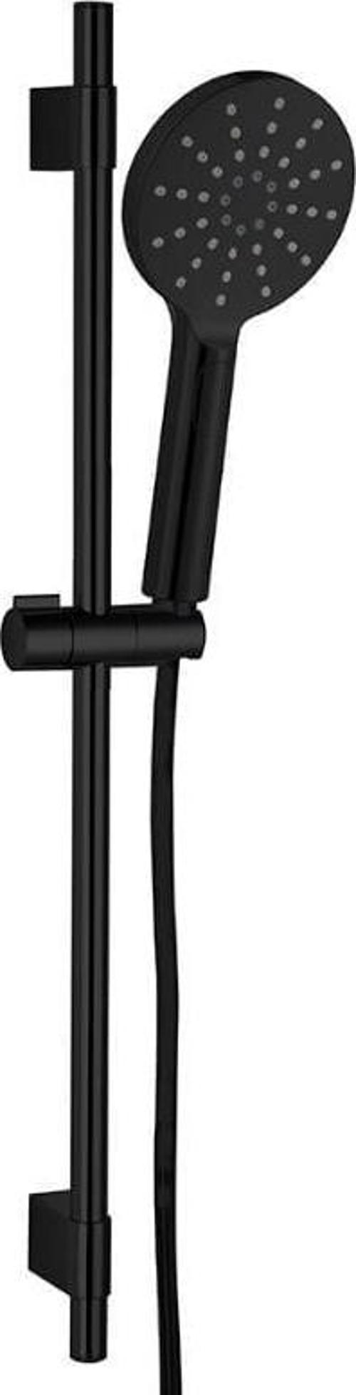 Purity Plus Banyo Hareketli Sürgülü Duş Seti Üst Takımı Mat Siyah 102146093C1
