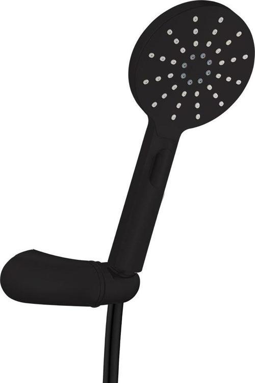 Purity Plus Mafsallı Duş Seti Banyo Üst Takımı Mat Siyah 102117401C1