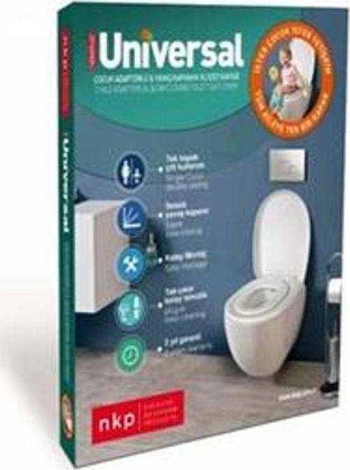 Universal Çocuk Adaptörlü Amörtisörlü Klozet Kapağı